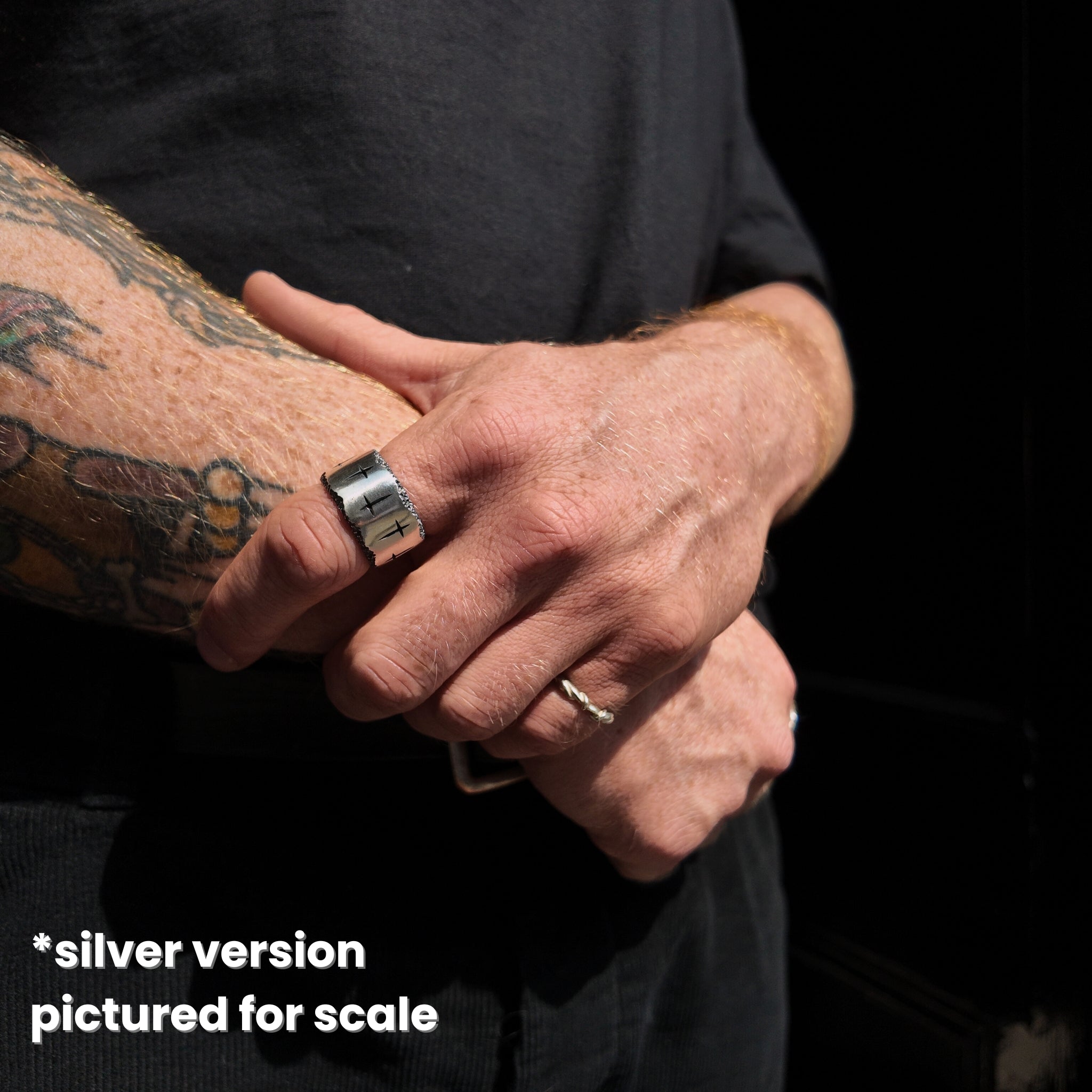 Trinity Platinum 14mm Ring