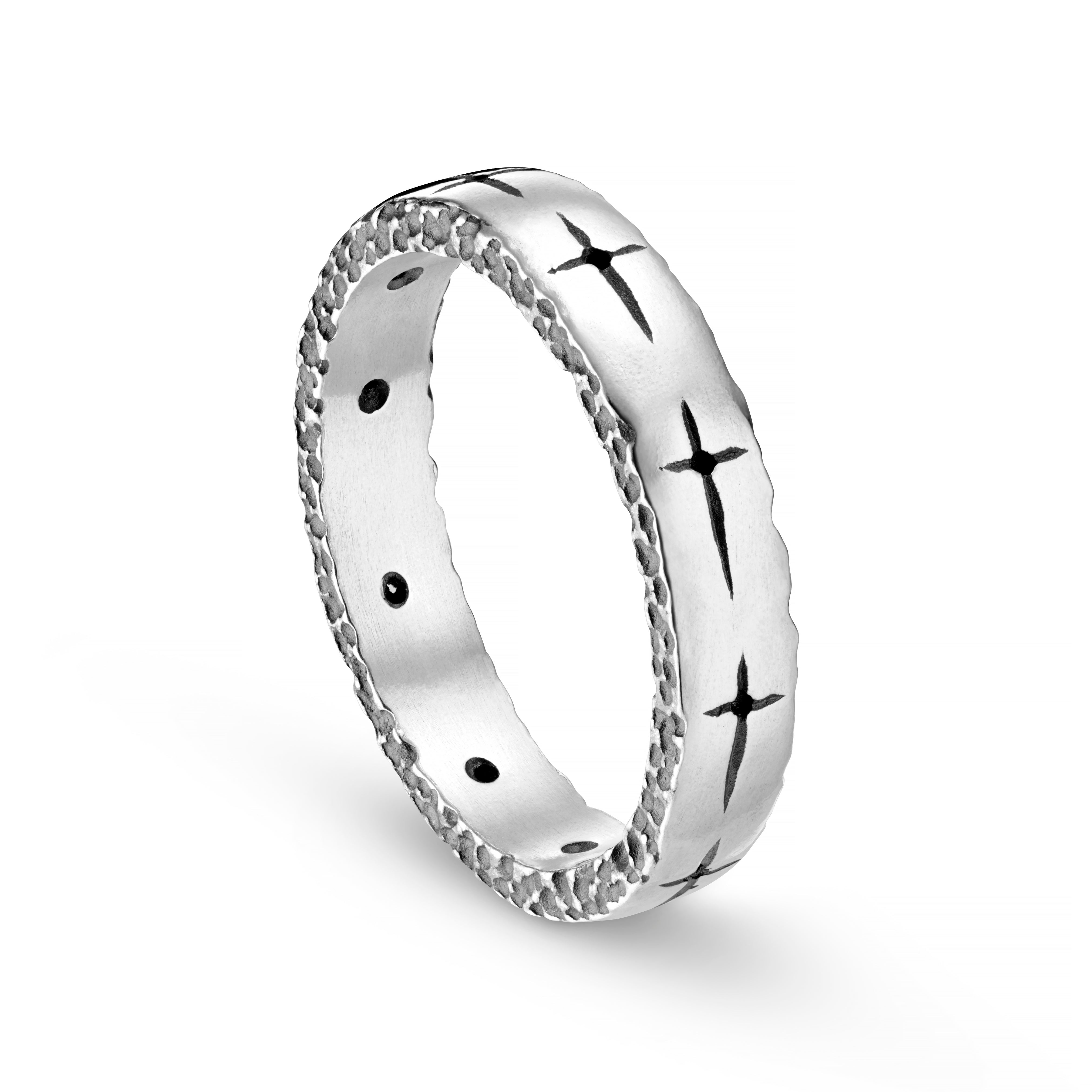 Trinity Silver 4.5mm Ring
