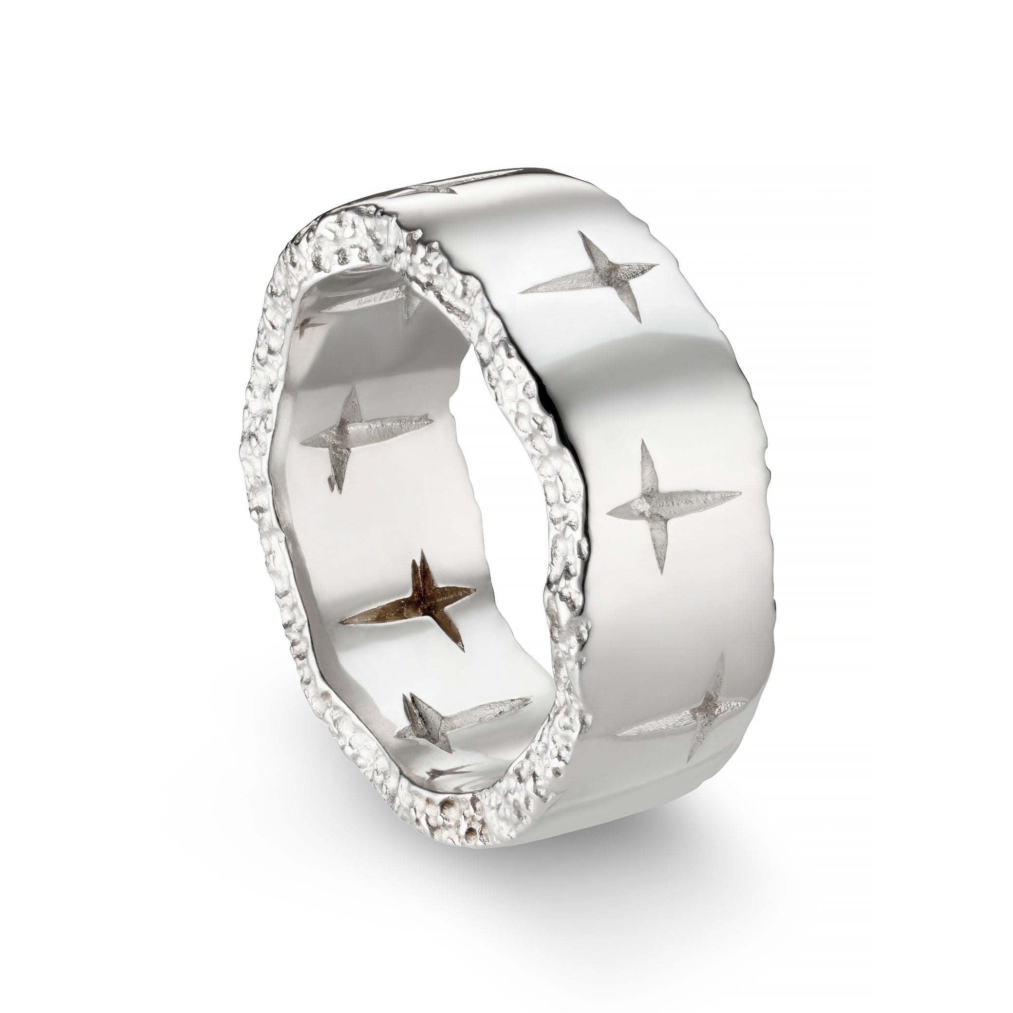 Trinity Silver 8mm Ring
