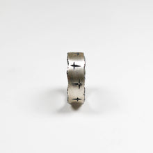 Trinity Oxidised Silver 8mm Ring