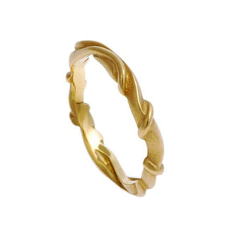 Entwine Narrow Band in 18ct Yellow Gold