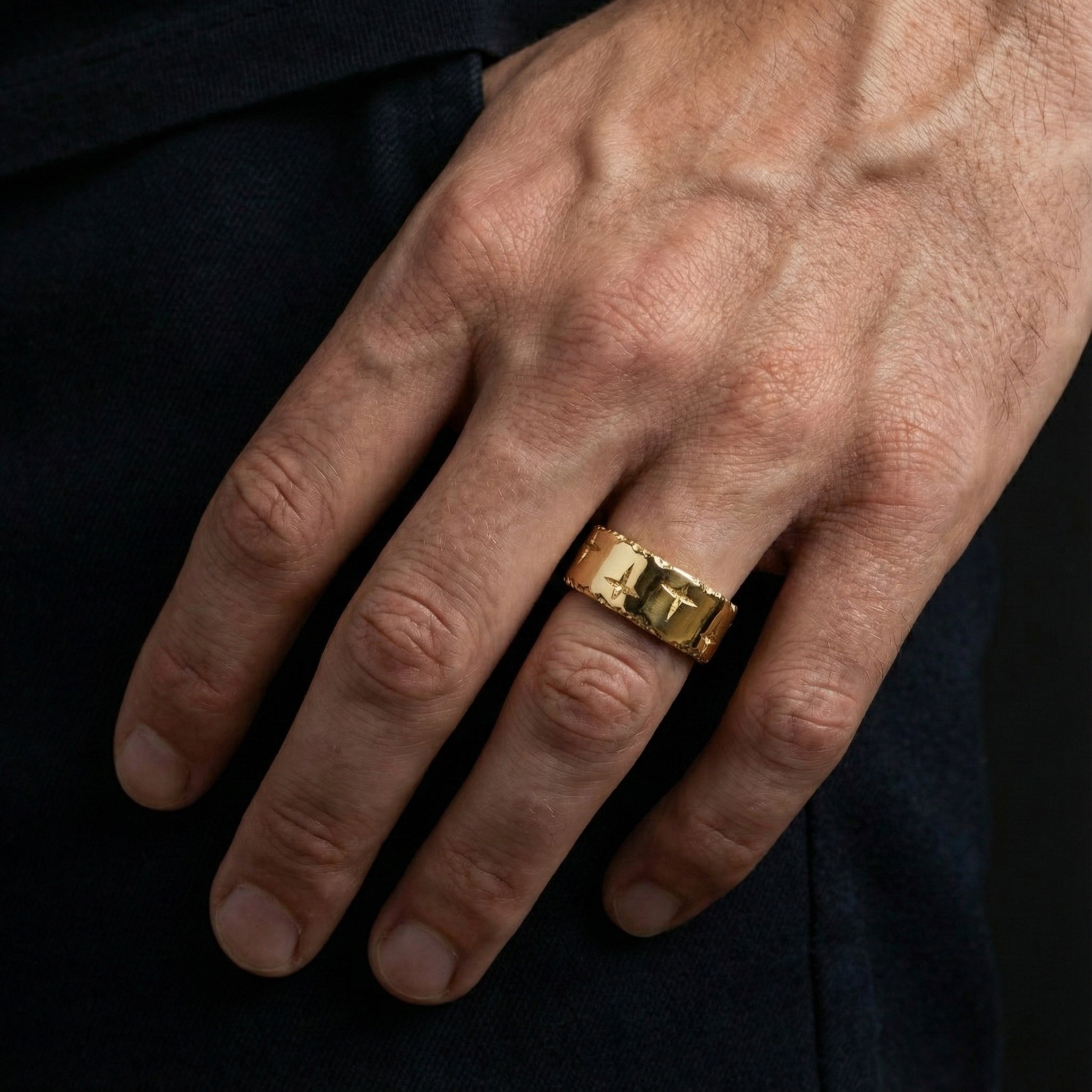 Trinity 9ct Gold 8mm Ring