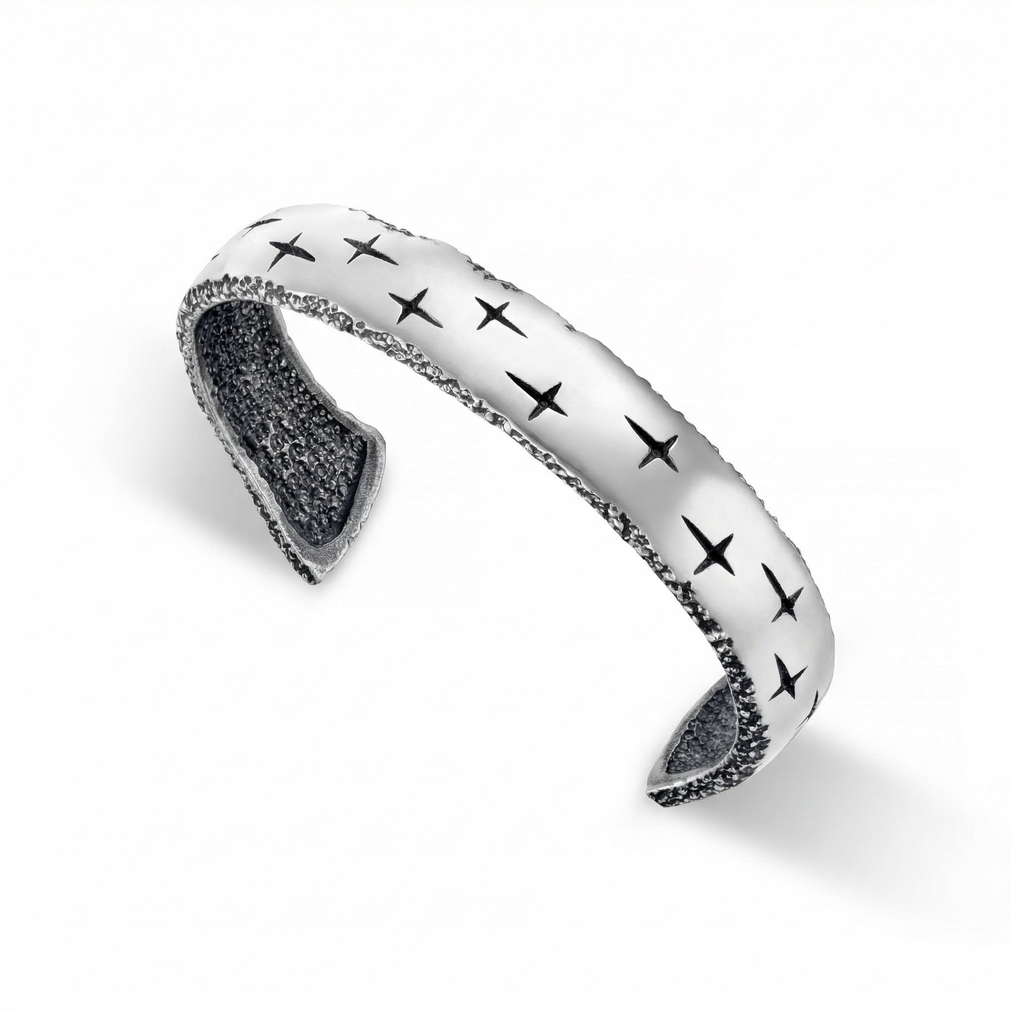Trinity Silver Narrow Cuff