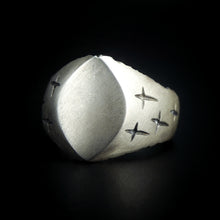 Trinity Large Silver Signet Ring