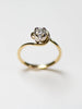 Tulip 18ct Yellow Gold Solitaire With .50pt Diamond