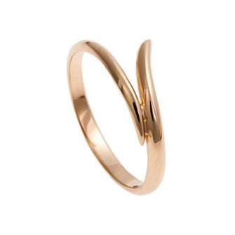 Tulip 18ct Rose Gold Wedding Ring