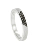 Blitz Black Diamond Ring In Platinum