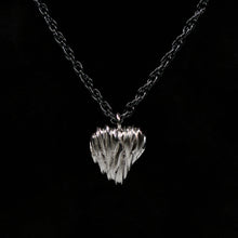 Forest Silver Heart Necklace