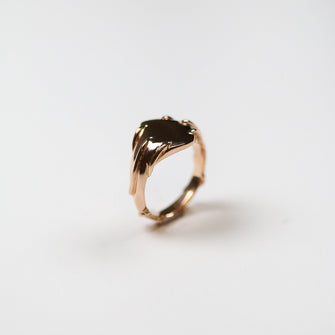 Entwine 18ct Rose Gold Signet Ring
