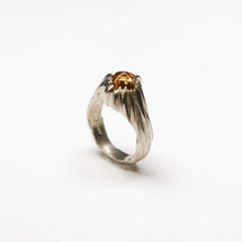 Forest Silver Citrine Ring