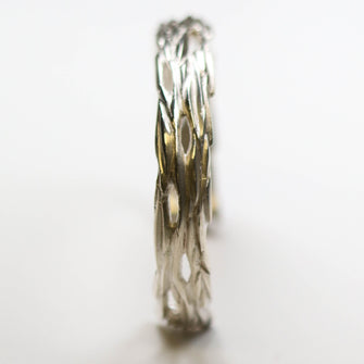 Forest Silver Bangle