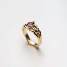 Branched 18ct Gold Ruby Ring