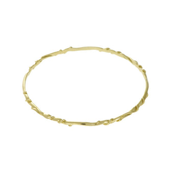 Entwine 9ct Yellow Gold Bangle