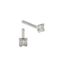 Castle Platinum .16pt Diamond Studs