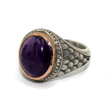 Hoye Division Signet Ring with Iolite