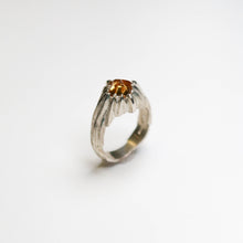 Forest Silver Citrine Ring