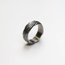 Forest Oxidised Silver 7.5mm Ring