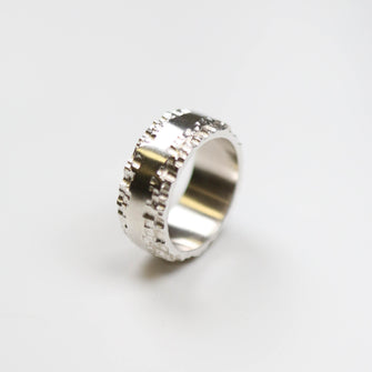 Luna Silver 10mm Ring