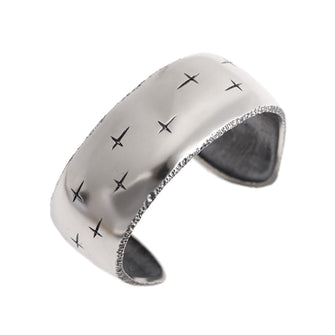 Trinity Silver Wide Cuff