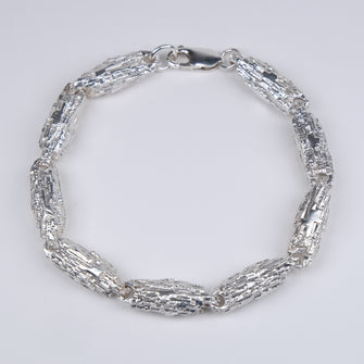 Luna Silver Heavy Link Bracelet
