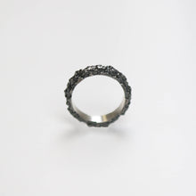 Luna Oxidised Silver 5mm Ring