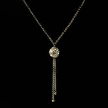 Moon Silver Tassel Necklace