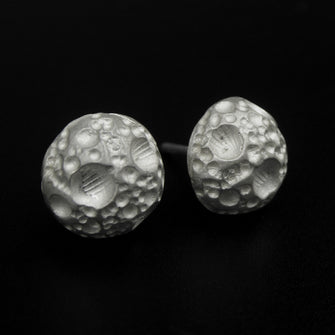Moon Silver Studs
