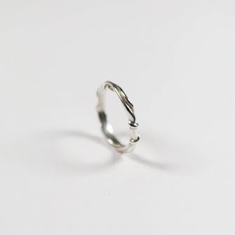 Entwine Silver Band