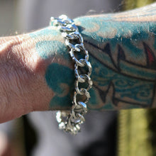 Carved Silver Bracelet