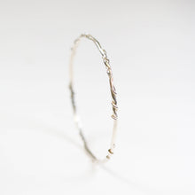 Entwine Silver Bangle