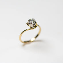 Tulip 18ct Yellow Gold Solitaire With .50pt Diamond