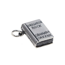 Silver Brighton Rock Book Charm