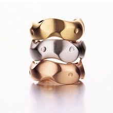 Carved Wide Band In 9ct Or 18ct Yellow, White, Rose Gold