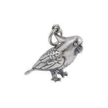 Silver Cockatoo Charm