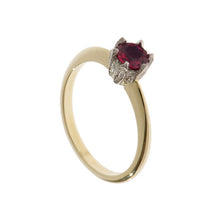 Collette 18ct Yellow Gold .50pt Ruby Ring