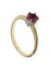 Collette 18ct Yellow Gold .50pt Ruby Ring
