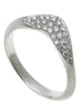 Collette Platinum Wedding Ring with Diamonds