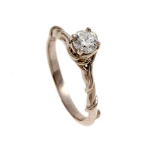 Entwine 18ct White Gold Ring with .25pt Diamond