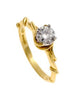 Entwine 18ct Yellow Gold Ring with .50pt Diamond