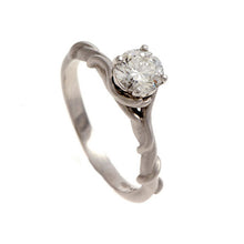 Entwine Platinum .75pt Diamond Engagement Ring