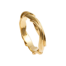 Entwine Yellow Gold Wide Ring