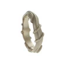 Entwine White Gold Wide Ring