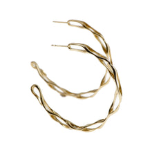 Libertine Silver Large Hoop Earrings