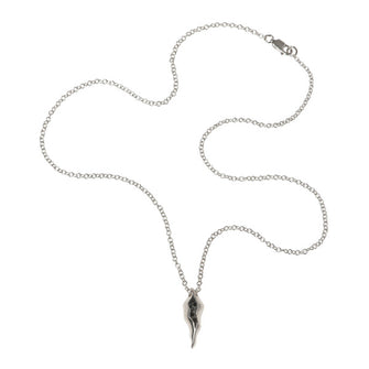 Triffid Silver Necklace with Cubic Zirconia