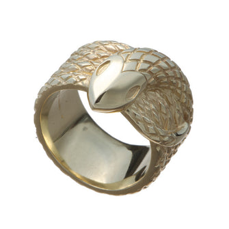 Hoye Division 9ct Yellow Gold Snake Ring