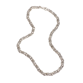 Libertine Silver Small Serpent Link Necklace