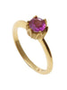 Collette 18ct Yellow Gold 0.70pt Pink Sapphire Ring