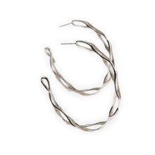 Libertine Silver Large Hoop Earrings