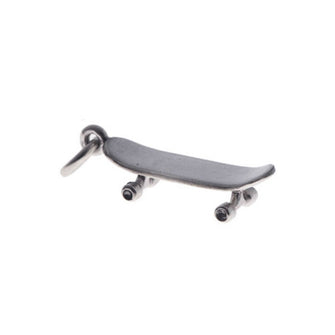 Silver Old Skool Skateboard Charm