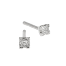 Castle Platinum .30pt Diamond Studs